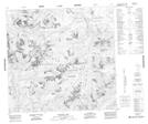 104K07 Trapper Lake Topographic Map Thumbnail 1:50,000 scale