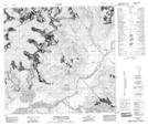 104K12 Tulsequah River Topographic Map Thumbnail