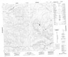 104K16 Teditua Creek Topographic Map Thumbnail 1:50,000 scale