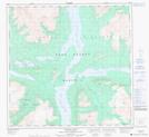 104M09 Fantail Lake Topographic Map Thumbnail 1:50,000 scale