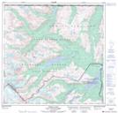 104M14 Homan Lake Topographic Map Thumbnail 1:50,000 scale