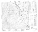 104N08 Hayes Peak Topographic Map Thumbnail 1:50,000 scale