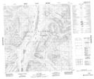 104N10 Eva Lake Topographic Map Thumbnail 1:50,000 scale