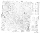 104O05 Hyland Lake Topographic Map Thumbnail 1:50,000 scale