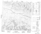 104O06 Tahoots Creek Topographic Map Thumbnail 1:50,000 scale