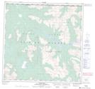 104O15 Plate Lake Topographic Map Thumbnail 1:50,000 scale