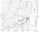 104P14 Old Faddy Lake Topographic Map Thumbnail