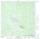 105A02 Watson Lake Topographic Map Thumbnail 1:50,000 scale