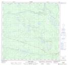 105A03 Dodo Lakes Topographic Map Thumbnail 1:50,000 scale