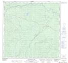 105A04 Allegretto Lake Topographic Map Thumbnail 1:50,000 scale