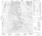 105A16 Taffie Creek Topographic Map Thumbnail 1:50,000 scale