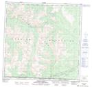 105B03 Seagull Creek Topographic Map Thumbnail 1:50,000 scale