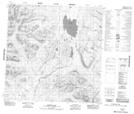 105B05 Morris Lake Topographic Map Thumbnail 1:50,000 scale