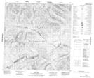 105B07 Sab Lake Topographic Map Thumbnail 1:50,000 scale