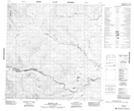 105B08 Meister Lake Topographic Map Thumbnail 1:50,000 scale