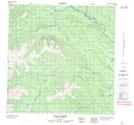 105B09 Allan Creek Topographic Map Thumbnail 1:50,000 scale