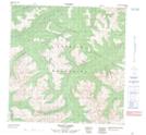 105B10 Gravel Creek Topographic Map Thumbnail 1:50,000 scale