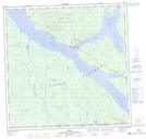 105C02 Teslin Topographic Map Thumbnail 1:50,000 scale