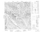 105C13 Rosy Lake Topographic Map Thumbnail 1:50,000 scale