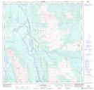 105D07 Robinson Topographic Map Thumbnail 1:50,000 scale