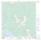 105D09 Michie Creek Topographic Map Thumbnail 1:50,000 scale
