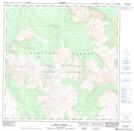 105D12 Mount Arkell Topographic Map Thumbnail 1:50,000 scale