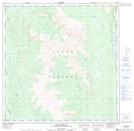 105D15 Joe Mountain Topographic Map Thumbnail 1:50,000 scale