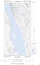 105E03E Lake Laberge Topographic Map Thumbnail