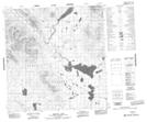 105F01 Nisutlin Lake Topographic Map Thumbnail 1:50,000 scale