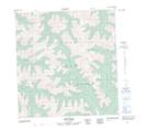105F10 Pass Creek Topographic Map Thumbnail 1:50,000 scale