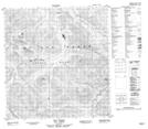 105F14 Fox Creek Topographic Map Thumbnail 1:50,000 scale
