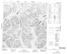 105G07 Grass Lakes Topographic Map Thumbnail 1:50,000 scale