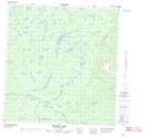 105G13 Weasel Lake Topographic Map Thumbnail 1:50,000 scale