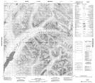 105H14 Tillei Lake Topographic Map Thumbnail 1:50,000 scale