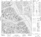 105H15 Shannon Creek Topographic Map Thumbnail 1:50,000 scale