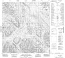 105I02 Upper Hyland Lake Topographic Map Thumbnail 1:50,000 scale