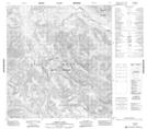 105I07 Dozer Lake Topographic Map Thumbnail 1:50,000 scale