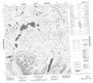 105K09 Laforce Lake Topographic Map Thumbnail 1:50,000 scale