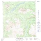 105K12 Twopete Mountain Topographic Map Thumbnail 1:50,000 scale
