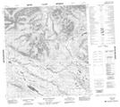 105K16 Mount Selous Topographic Map Thumbnail 1:50,000 scale
