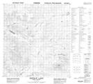 105M03 Sideslip Lake Topographic Map Thumbnail 1:50,000 scale