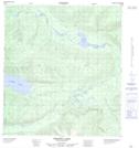 105M05 Francis Lake Topographic Map Thumbnail 1:50,000 scale