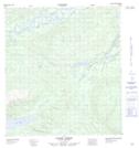 105M08 Canoe Creek Topographic Map Thumbnail 1:50,000 scale