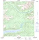 105M15 Mayo Lake Topographic Map Thumbnail 1:50,000 scale