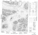 105O12 Fango Lake Topographic Map Thumbnail 1:50,000 scale