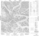 105P11 Caribou Pass Topographic Map Thumbnail 1:50,000 scale
