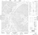 105P13 Twitya Hotspring Topographic Map Thumbnail 1:50,000 scale