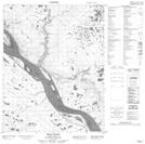 106I11 Tieda River Topographic Map Thumbnail 1:50,000 scale