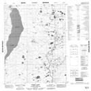 106I16 Rorey Lake Topographic Map Thumbnail 1:50,000 scale