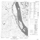 106J16 Gossage River Topographic Map Thumbnail 1:50,000 scale